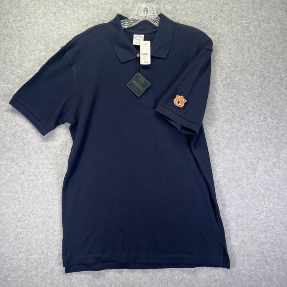 Auburn Tigers Polo Shirt Mens Large Brooks Brothers Collegiate - Picture 1 of 8